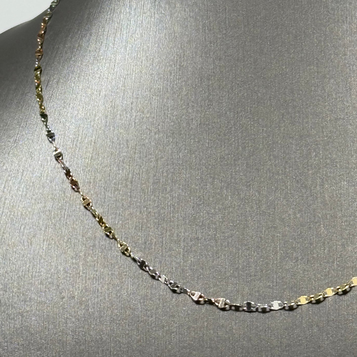 14K ITALIAN GOLD VALENTINO CHAIN ( 18" ) | NAVARRO JEWELRY