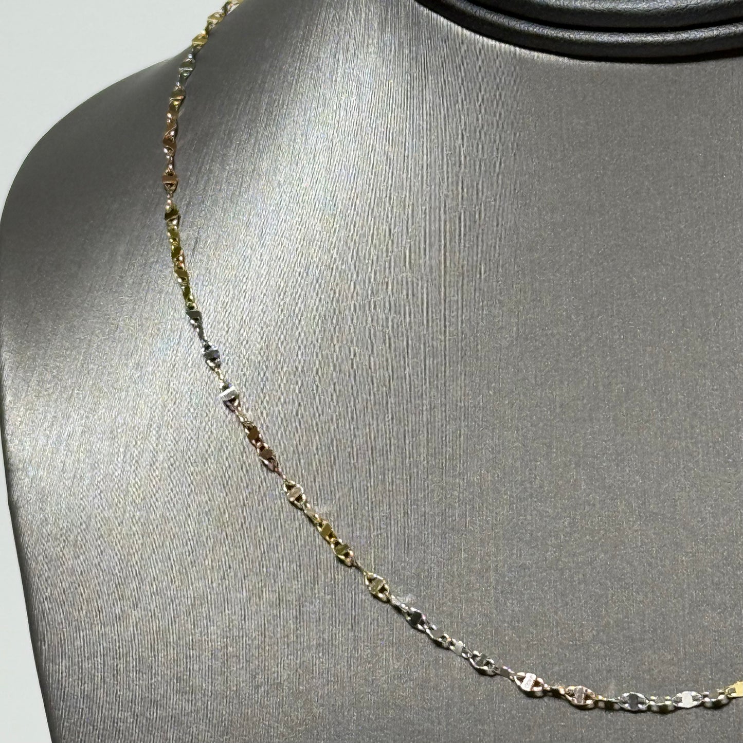 14K ITALIAN GOLD VALENTINO CHAIN ( 18" ) | NAVARRO JEWELRY