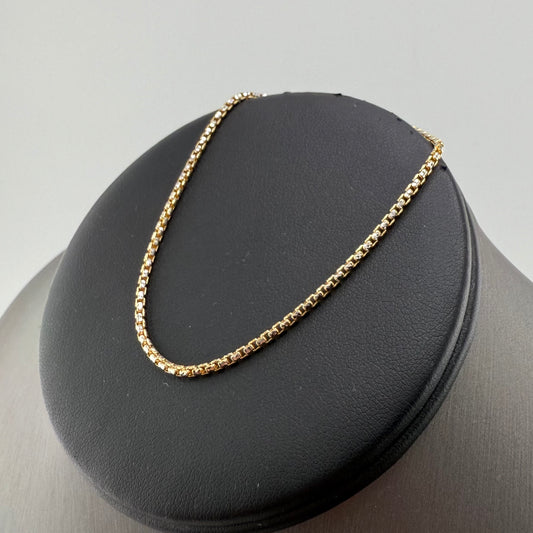 14K Gold Diamond Cut Bracelet 7.5 Inch 2 MM | Real Gold Bracelet | NAVARRO JEWELRY