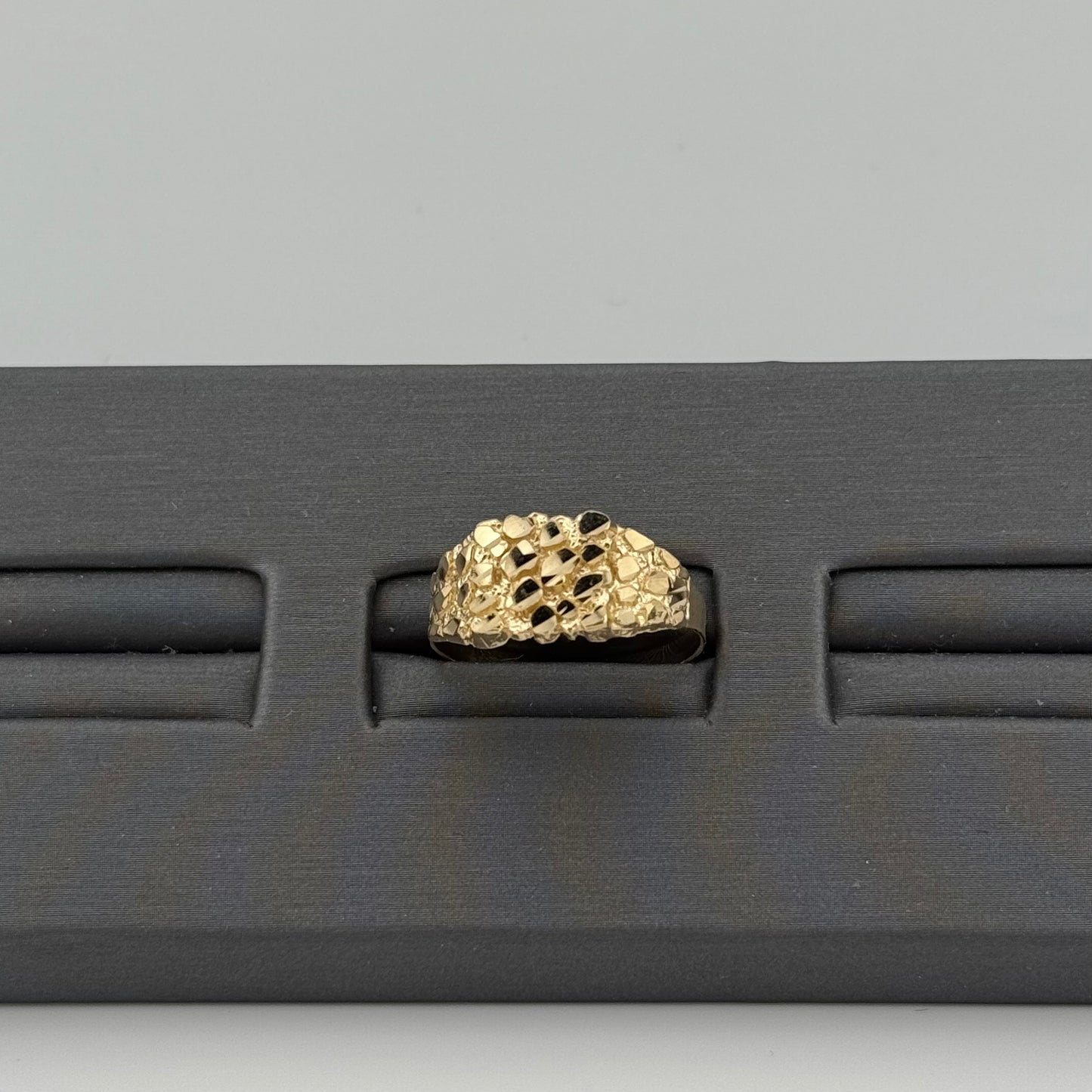 14K Gold Nugget Ring | NAVARRO JEWELRY | SIZE  10