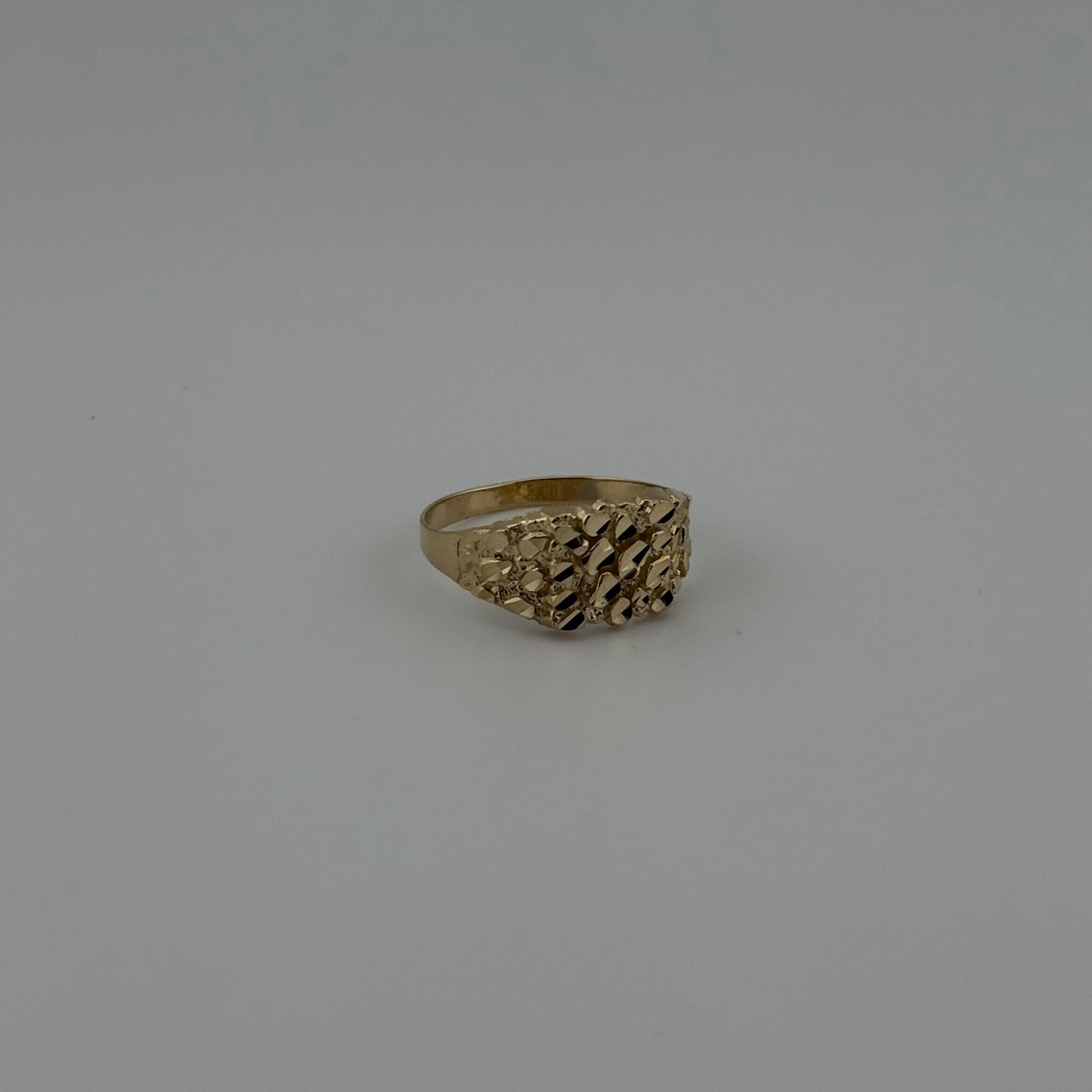 14K Gold Nugget Ring | NAVARRO JEWELRY | SIZE  10