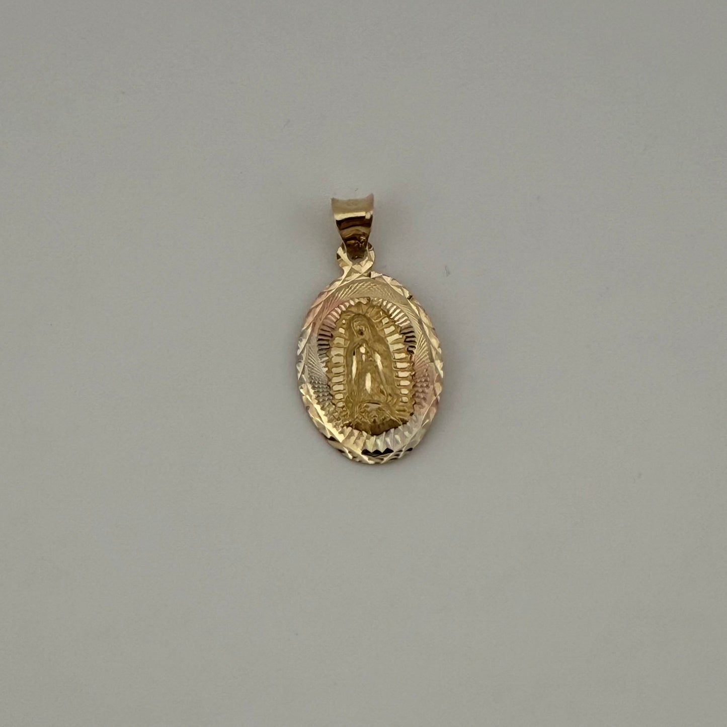 14K Gold Two Face Pendant | NAVARRO JEWELRY | Real Solid Gold Medallion for Men & Women