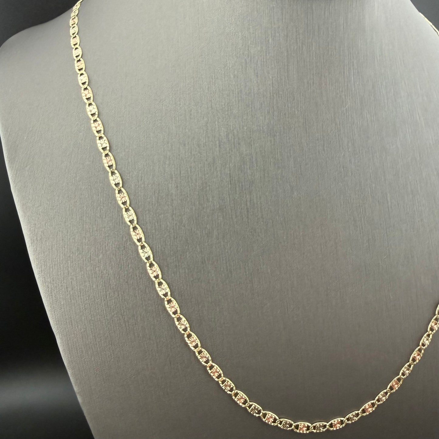 14K Gold Valentino Chain 22" | 2.9 MM | NAVARRO JEWELRY