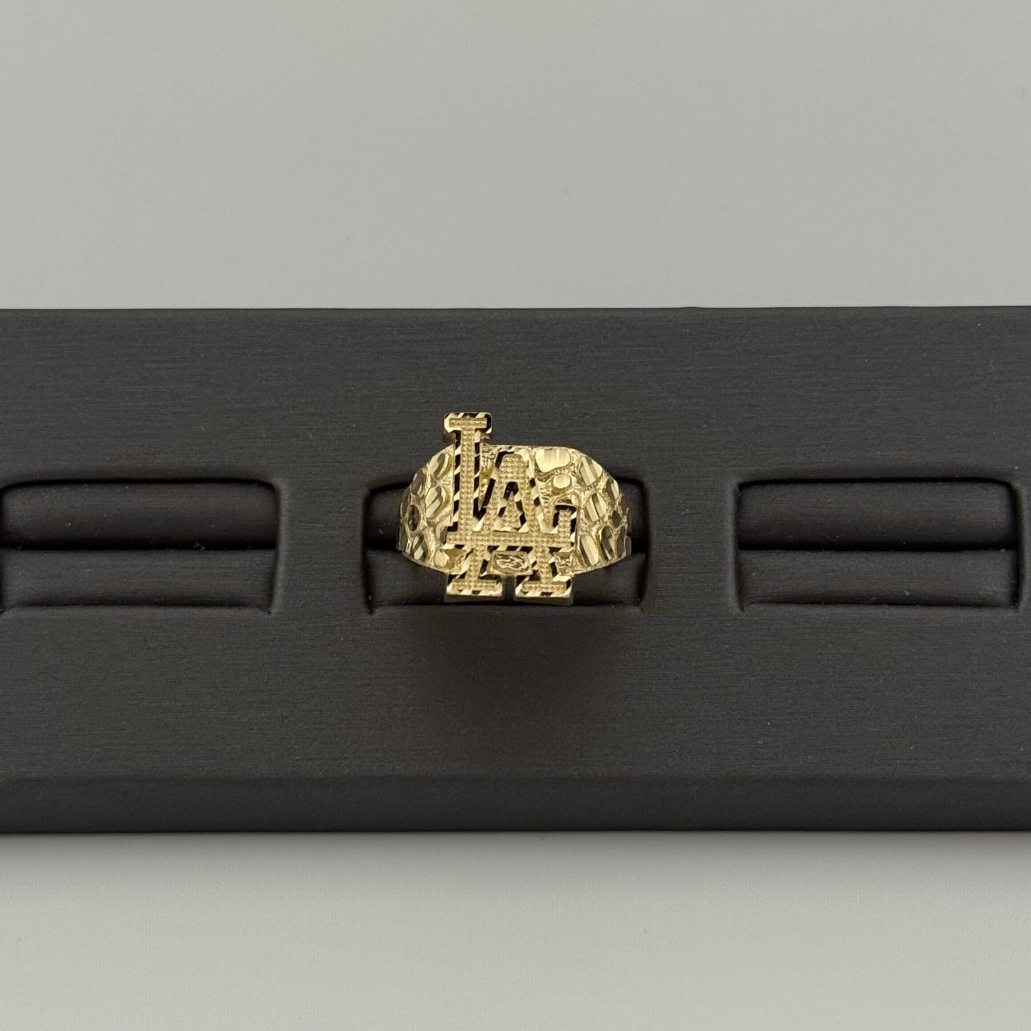 14K Gold LA Nugget Ring | NAVARRO JEWELRY | SIZE 10