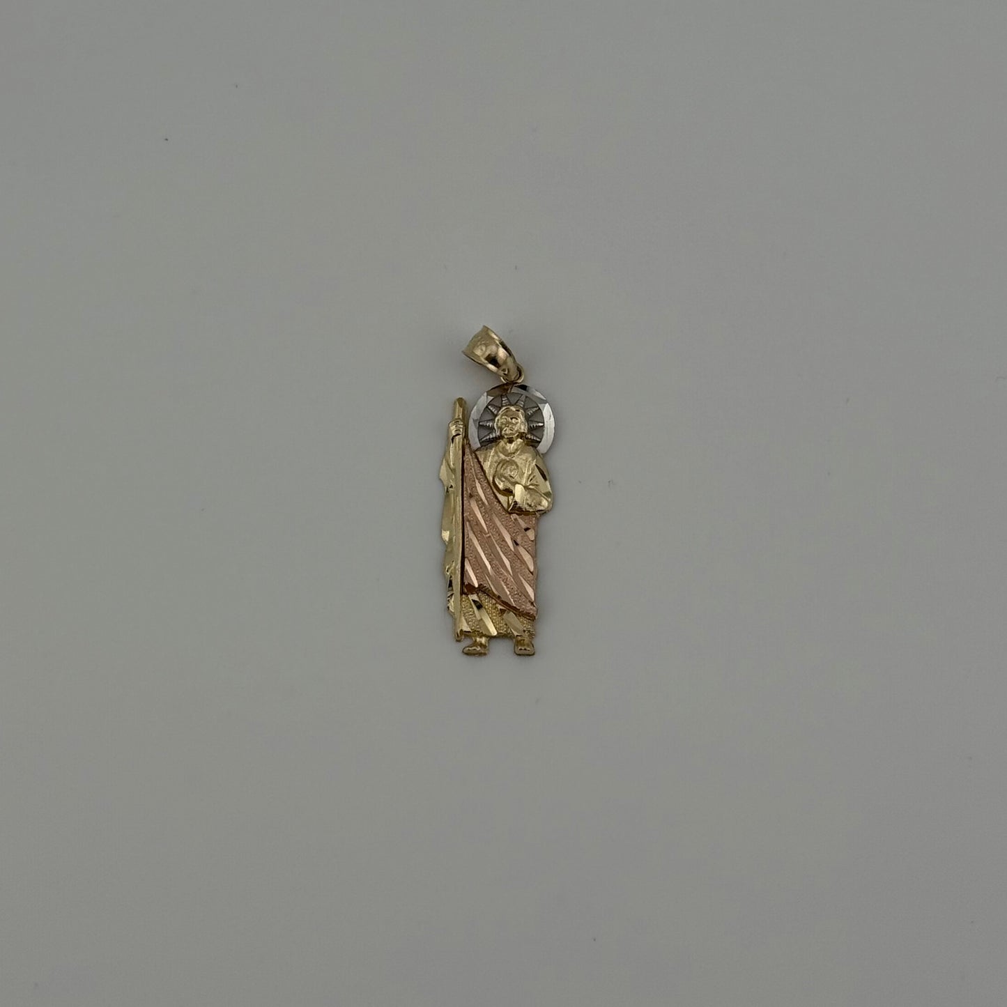 14K Gold San Judas Pendant | NAVARRO JEWELRY