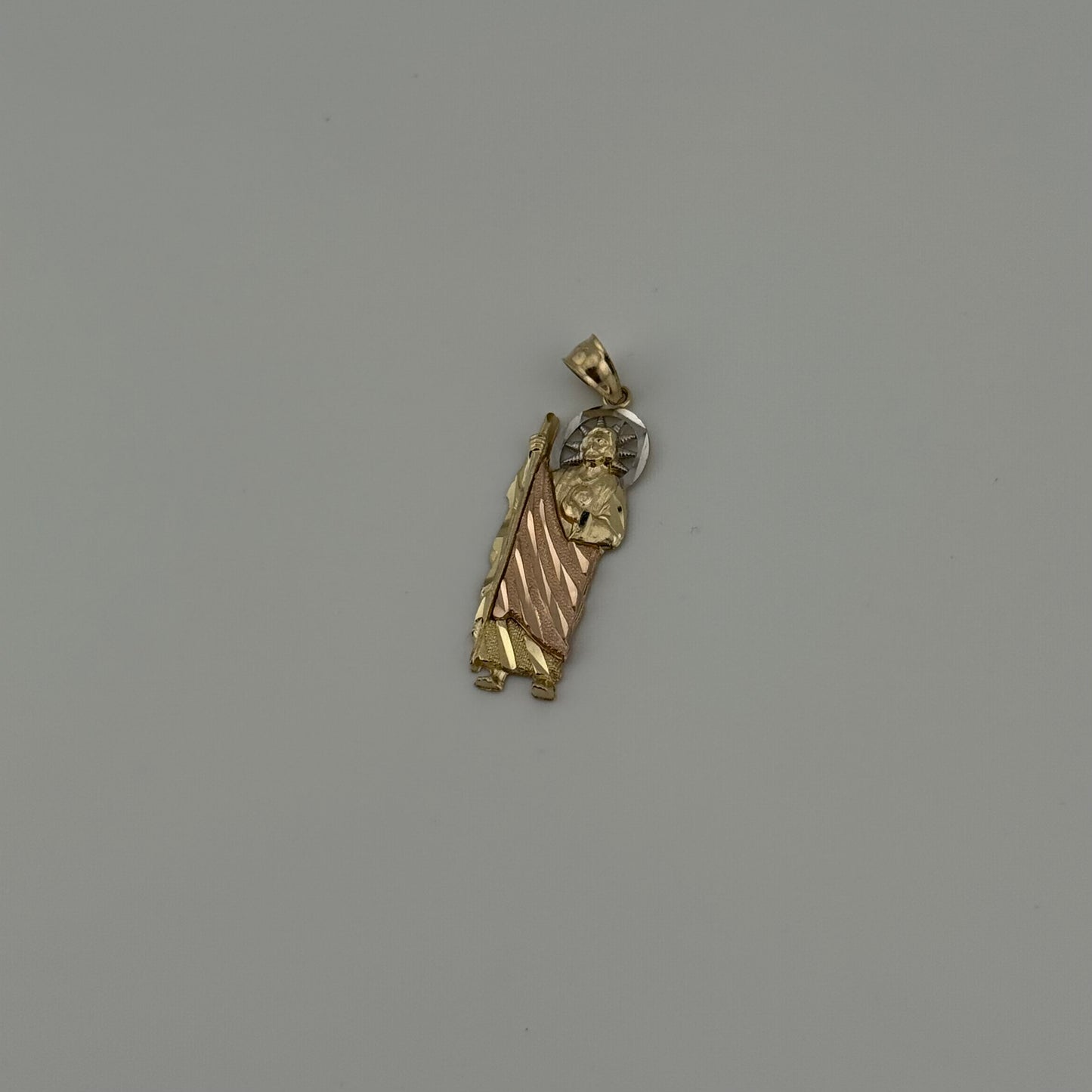 14K Gold San Judas Pendant | NAVARRO JEWELRY